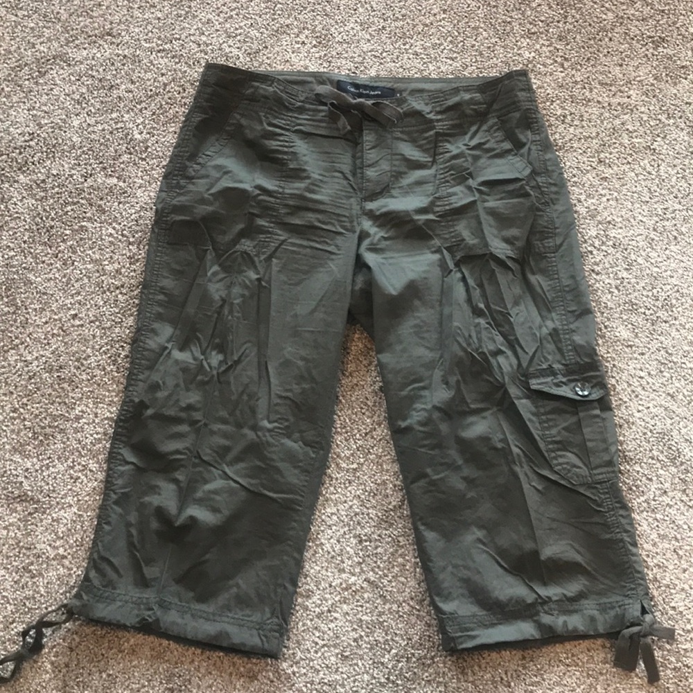 Calvin Klein utility style capris.